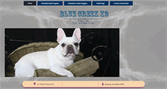 Desktop Screenshot of bluecreekk9.com